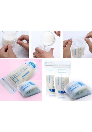 30 Adet 250 Ml Bebek Temizle Anne Sütü Saklama Çantası Besleme Dondurucu Mühür Kabı