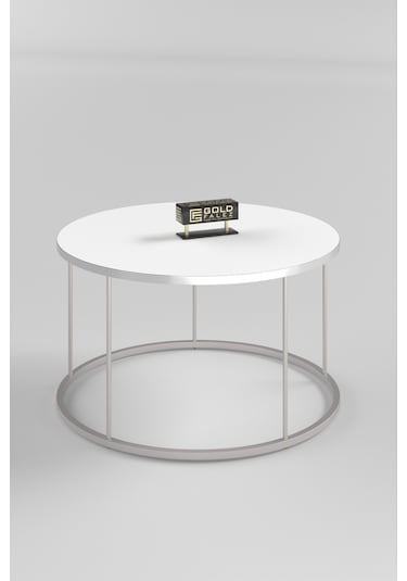 Orta Sehpa Terra Lüx Gümüş Beyaz