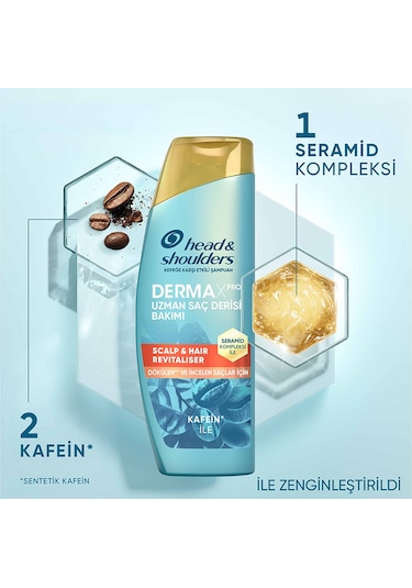 Head & Shoulders Derma X Pro Kafein İle Dökülme Karşıtı Şampuan 300 ML