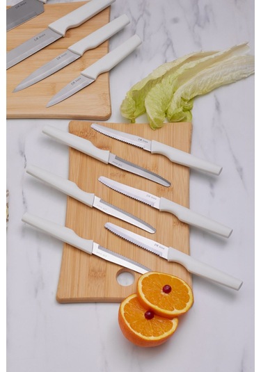 Dr.Inox Bundle 10 Parça Bıçak Seti Krem