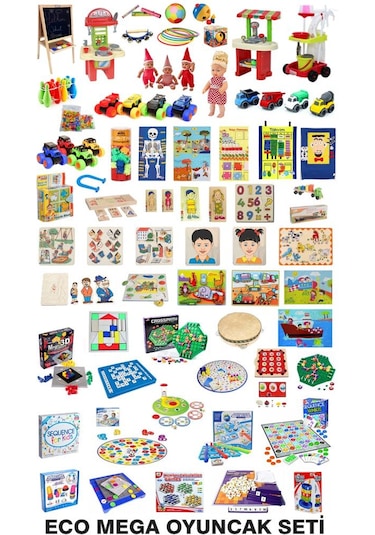 Eco Mega Oyuncak Seti (60 Parça)