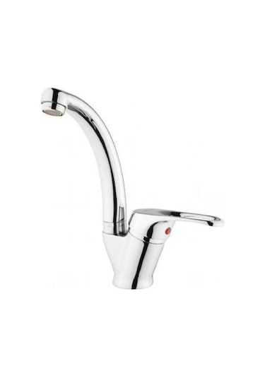 Mix Eviye Bataryası Çift Su Girişli Aç Kapa Mutfak Bataryası Krom