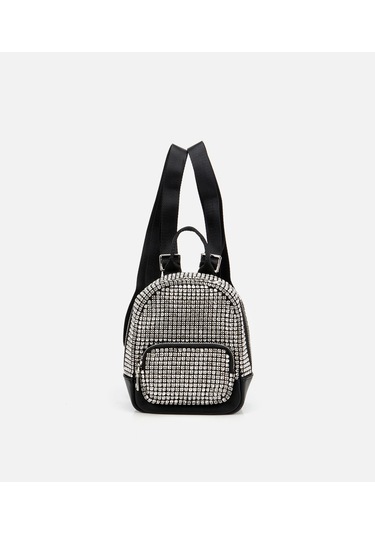 Hotiç Kadın Gri Taşlı Sırt Çantası 03cah309020a250 Gri