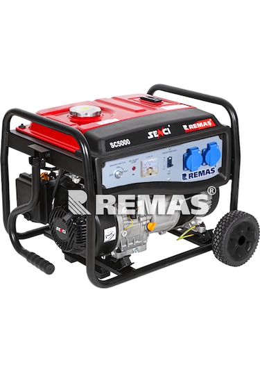 Senci Sc 5000 İpli 5 Kva Monofaze Benzinli Jeneratör