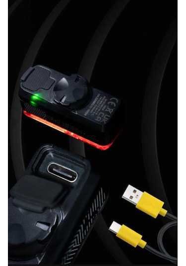 Moon Helıx Sense 150 Lümen Usb Arka Lamba Siyah