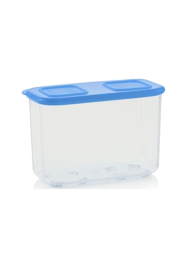 Tupperware Şeffaf Kap 715ml Mavi