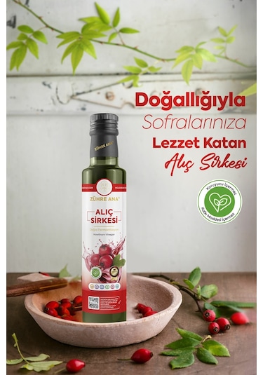 Zühre Ana Alıç Sirkesi Doğal Fermantasyon Hawthorn Vinegar 500 ML