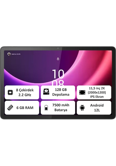 Lenovo Tab P11 2ND Gen ZABF0302TR 6 GB 128 GB 11.5" 2K Tablet