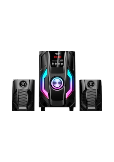 Mikado MD-415BT 2+1 20 W Multimedya FM/BT/SD/USB Speaker Hoparlör Siyah