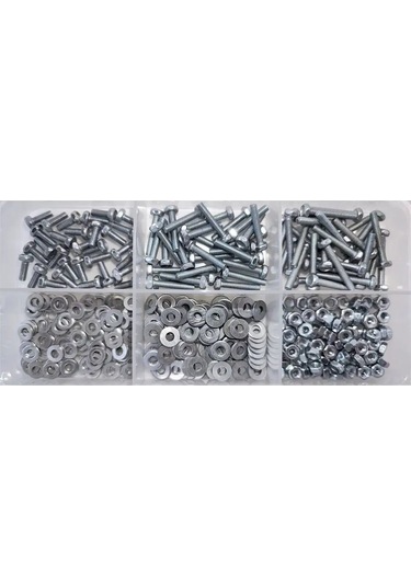 Krasimall M3 Cıvata, Somun Ve Pul Seti - 360 Parça 171560438 Diğer