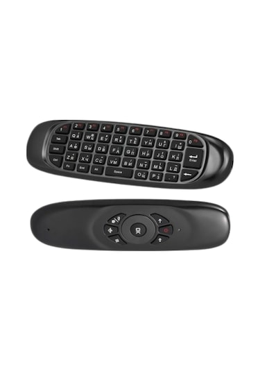 3 Ü 1 Arada Kablosuz Hava Mouse Mini Klavye Kumanda