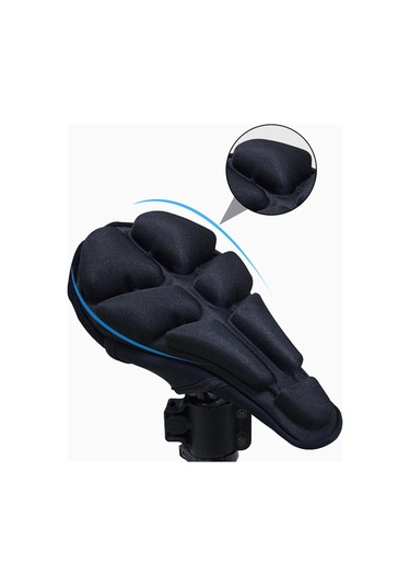 Suntek Bisiklet Sele Kılıfı Aşınmaya Dayanıklı Minderi S Siyah