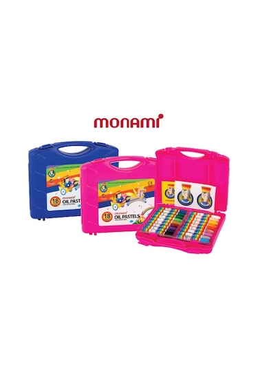 Monami Pastel Boya 24 Renk Çantalı