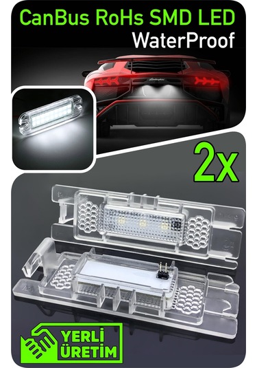 Opel Adam Canbus Led Plaka Aydınlatma Ledi Lambası