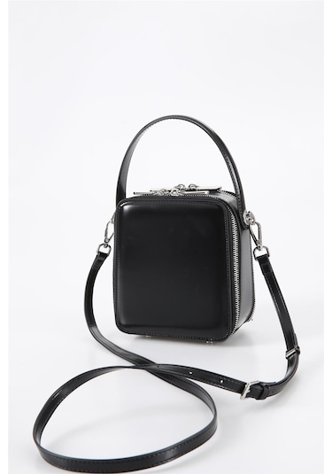 Ççs 17561 Kadın Omuz Askılı El Çantası-siyah Siyah