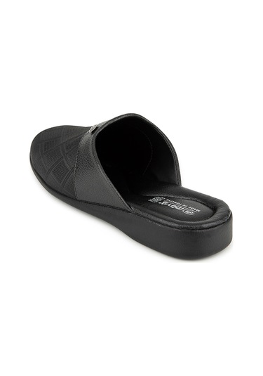 Muya Khanda Anatomik Taban Erkek Ev Terliği Siyah