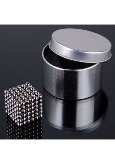 Neodyum Mıknatıs Neo Cube Küp 5mm Stres Topu 216 Adet
