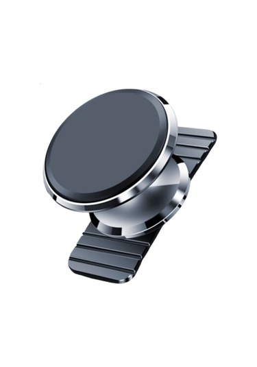 Jmary Mh-73 Magnetik M-safe Uyumlu Düz Zemin Araç Telefon Tutucu Gri