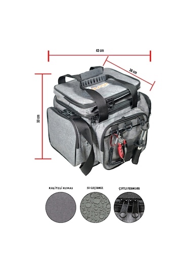 Wolfish Çok Amaçlı Spin Lrf Malzeme Çantası