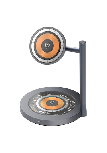 Momax Q.Mag Dual 2 in 1 Kablosuz Şarj Standı