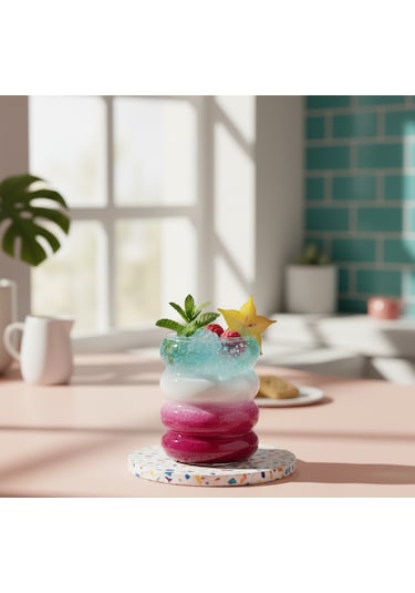 Borosilikat Bardak Bubble Cup Şeffaf
