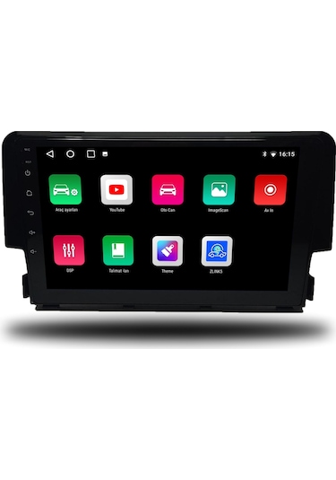 Navico Honda Civic Fc5 Android Carplay Multimedya 2016-2020 6gb Ram + 128gb Hafıza + 8 Çekirdek