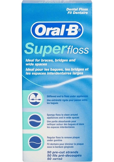 Oral-B Diş İpi Super Floss 50 Adet