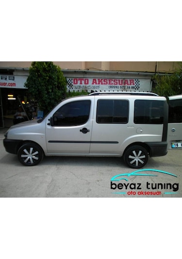 Fiat Doblo 1 Üst Port Bagaj Tavan Çıtası 2001-2009 Siyah - Gri