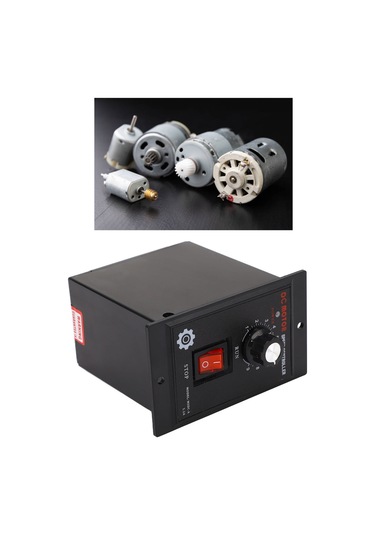 Aubyhe 90vdc Çıkışlı 110vac Girişli Dc Motor Hızı Kontrol Cihazı - İleri-geri Ve Acil Durdurma Fonksiyonlu Abs Kasa