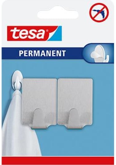 Permanent Askı Metal Dikdörtgen 2 Adet X 3 Paket Toplam 6 Askı Diğer