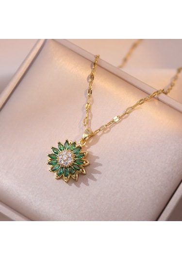 Bayan Kolye: Moda Estetiği Titanyum Çelik Kolye No.167 Çok REnkli