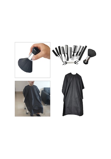 Suntek Salon Kuaförlük Berber Saç Fırçası Tarak 14-adet