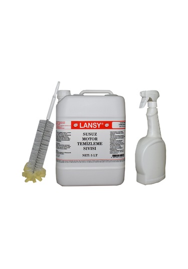 Lansy Susuz Motor Temizleme Sıvısı 5 Lt.+Sprey ve Fırça