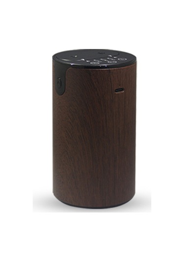 Teltree Ev Ve Araç Kullanıma Uygun Akıllı Çift Başlı Aromaterapi Makinesi - Derin Ahşap Desenli Kahverengi Aromaterapi Yağı Dahil Değil