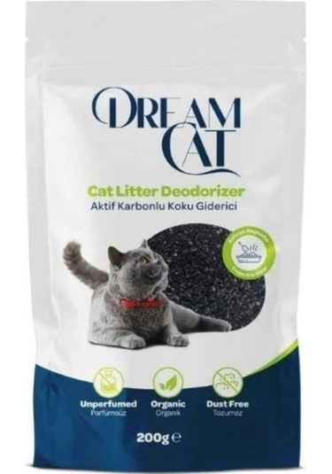 Dream Cat Aktif Karbonlu Kedi Kumu Koku Giderici 200 Gr