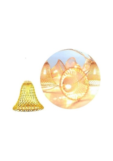 Buffer Parti Ve Özel Gün Dekorasyonu Çan Şeklinde Metal Şerit Led Işık