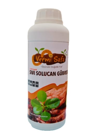1 L %100 Organik Konsantre Vermisafa Sıvı Solucan Gübresi