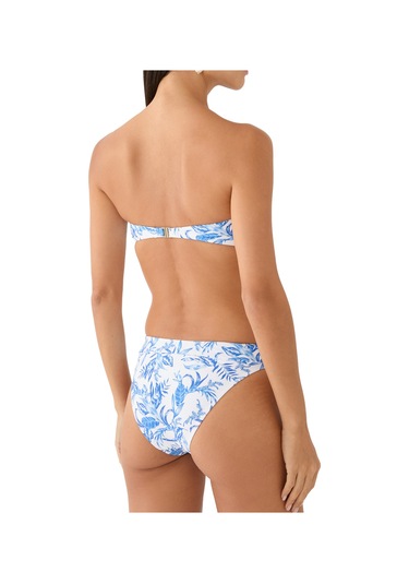 Melissa Odabash Mavi Yaprak Bikini Üstü Çok Renkli
