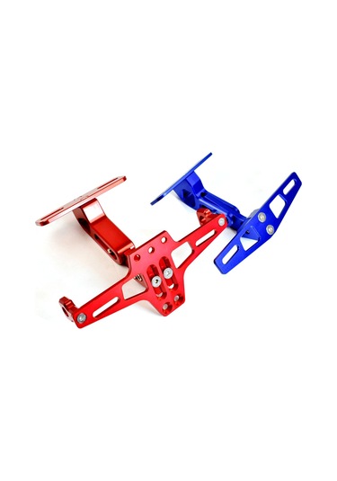 Yaozixa Motosiklet Plaka Tutucusu Cnc Alyuminyum Msx Bws İçin Ayarlanabilir Renkli Modifikasyon Aksesuarı Diğer