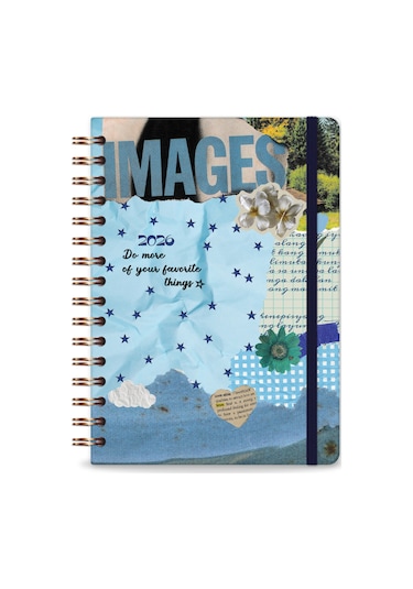 2026 A5 Spiralli Haftalık Ajanda 12 Aylık - Kolaj Kolaj