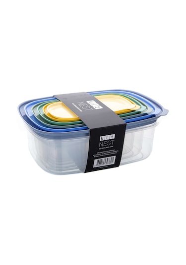 Klt Nest Saklama Set Mavi 12 Parça
