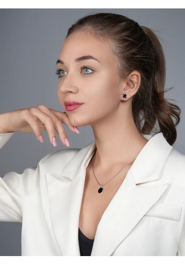 Lucente Mine İşlemeli Gümüş Kolye 229520212