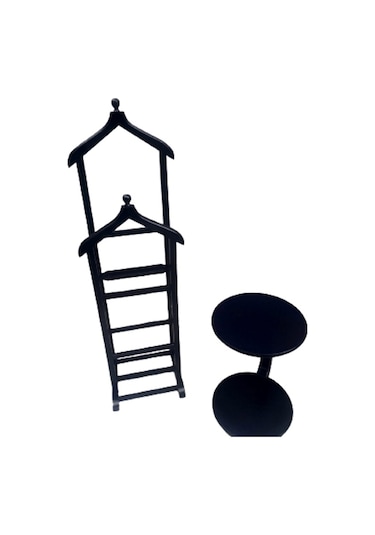 Bengimobilya Dilsiz Uşak C Ufo Takım, Model Parlak Siyah Lake Boya, Çift Tepel