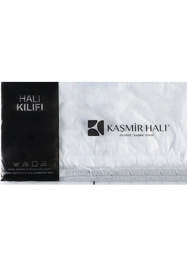 Kaşmir Halı Koruyucu Halı Kılıfı 200x290 Cm Siyah
