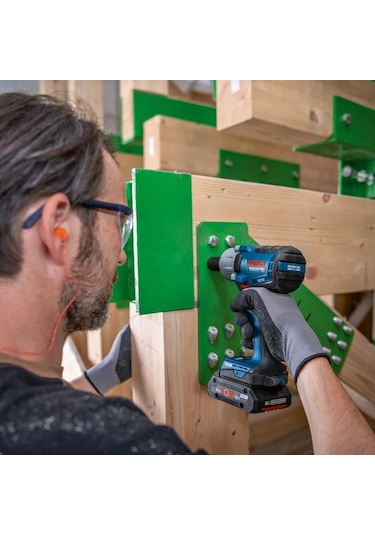 Bosch Gds 18V-450 PC Tork Hafızalı 4.0Ah Çift Akülü Darbeli Somun Sıkma - 06019K4102