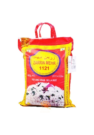 Zarrin Mehr 1121 Uzun Taneli Basmati Kokulu Pirinç 5 KG