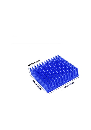 35 x 35 x 10Mm Arduino Raspberry Pi Ps Xbox Ram Soğutucu Mavi Renk