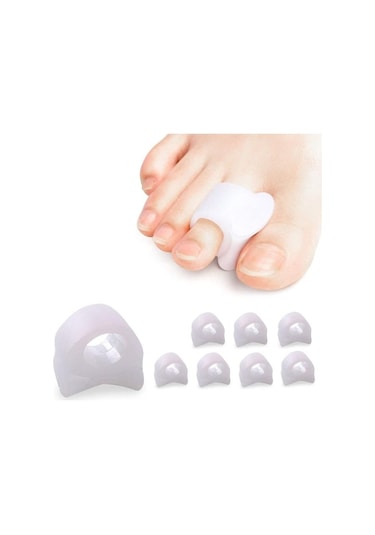 Ayak Orta Parmak Yüzük Parmak Arası Makaralı Silikon Nasır Tahriş