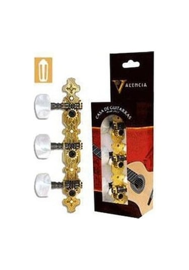 Valencia Vcmh0150Gd Klasik Gitar Kulağı 3+3 Set Gold