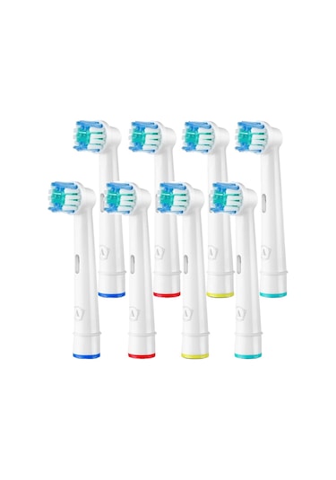 Oral-B Braun ile Uyumlu Yedek Başlık 8 Adet (2 Paket)